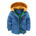 Boys' Thick Hooded Jacket - Smile (One Piece)