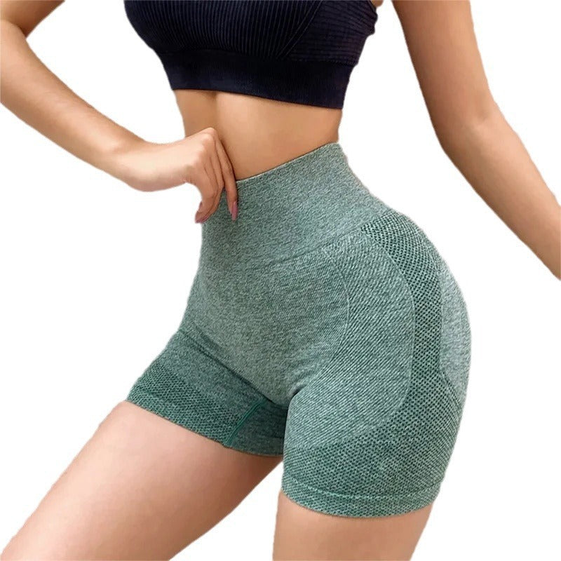 Women's High Waist Stretch Fitness Shorts