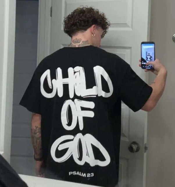 Child Of God Print T-shirt | Faith Streetwear