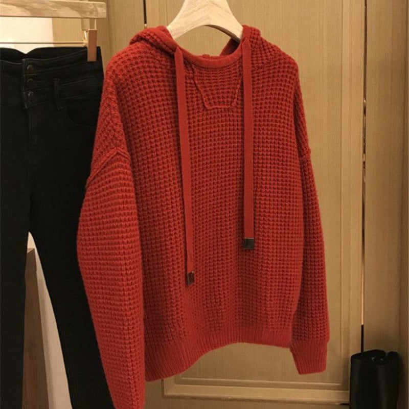 Men's Versatile Hooded Long Sleeve Sweater