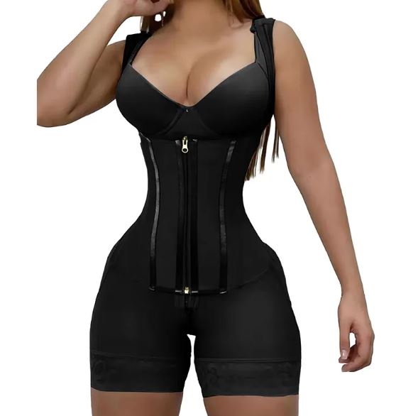 Women's 7-bone Steel Bar One-piece Corset Belly Contracting