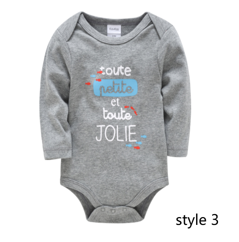 2020 New Cotton Long Sleeve Baby Bodysuit
