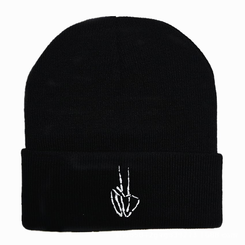 Halloween Ghost Claw Knitted Wool Pullover Hat | Streetwear