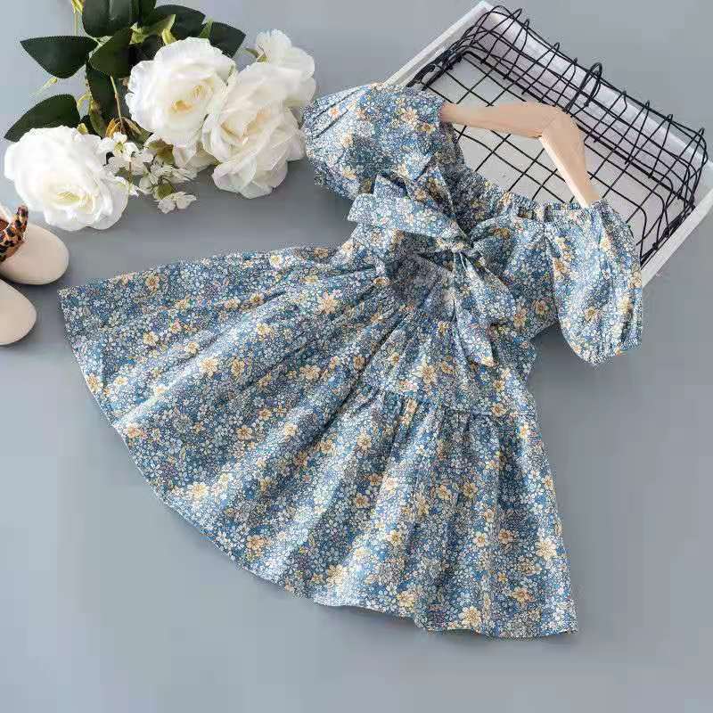 Girls Floral Skirt and Princess Summer Dress for Kids
