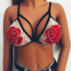 Fashionable Lace Lingerie with Embroidery Top for Women