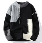 Men’s Colorblock Pullover Sweater | Streetwear