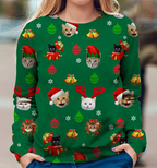 Women's Round Neck Loose Christmas Sweatshirt | Streetwear