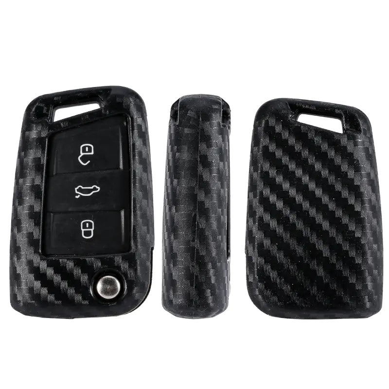 Carbon Fiber Key Fob Case for VW Golf 7 & Lamando