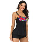 Women's Plus Size Striped Bikini Swimsuit 2022