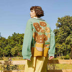 Brilliant Art Paranoia Retro Cardigan Sweater Coat