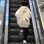 Y2K Women's Hoodie with Cute Sanrio Hello Kitty Print | Streetwear