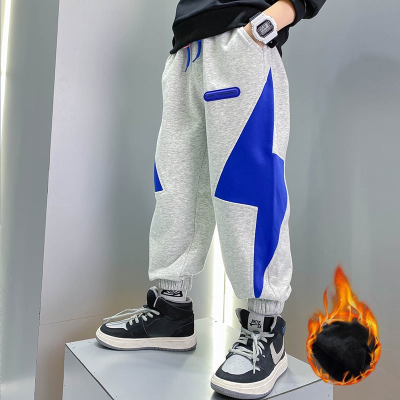 All-in-One Fleece Trousers for Big Boys and Girls
