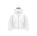 Fleece-Lined Double Hood Sweater