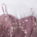 Lace V-Neck Camisole for Women - Spring Sleeveless Top