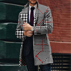 Men's Large Suit Collar Pocket Coat