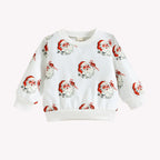 Boys' Long-Sleeved Round Neck Printed Sweater