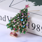 Christmas Tree Brooch - Fashion Rhinestone Jewelry
