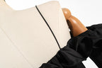 Jennie Style Black Long Sleeve Ruffled Bodysuit