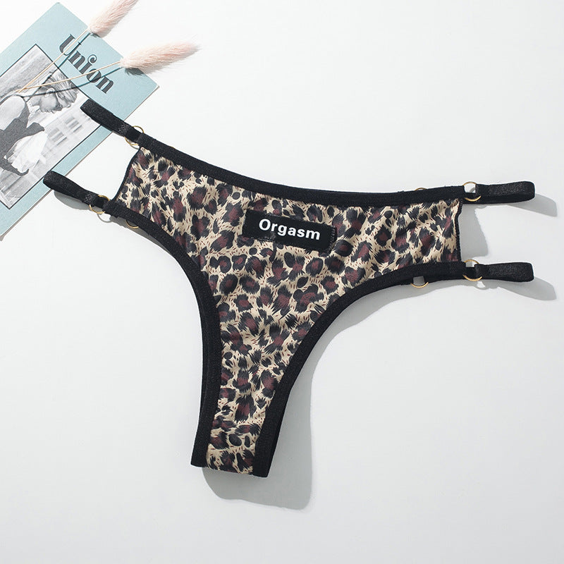 Seamless Women's T-Back Sports Thong with Cutouts