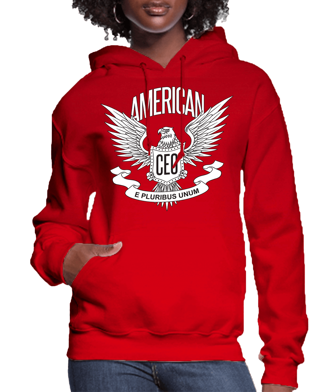 American CEO Patriotic Eagle Women’s Hoodie | Streetwear