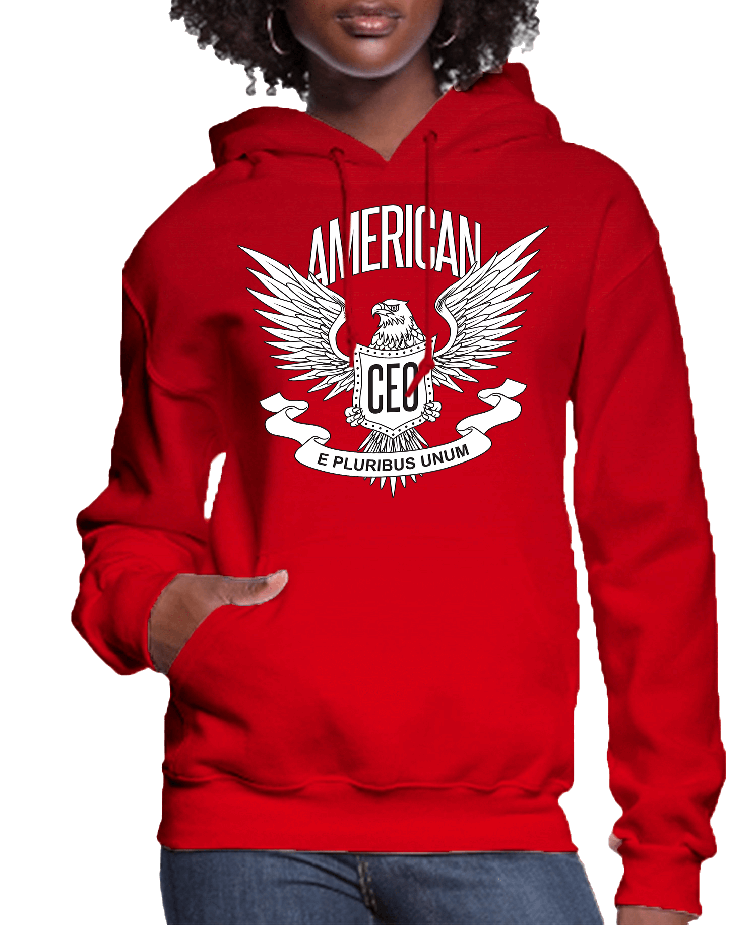 American CEO Patriotic Eagle Women’s Hoodie | Streetwear