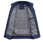 Men's Slim Solid Color Baseball Jersey Jacket