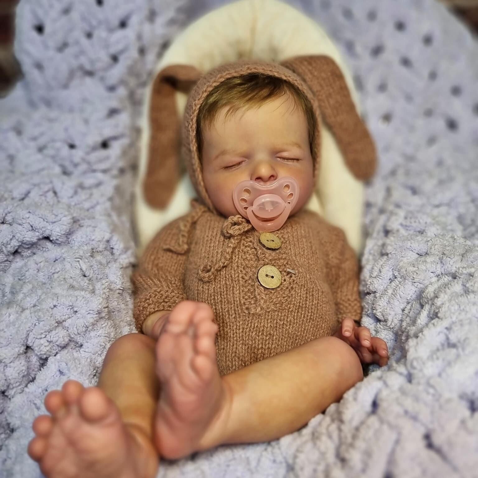 49cm Realistic Reborn Baby Doll with Visible Veins