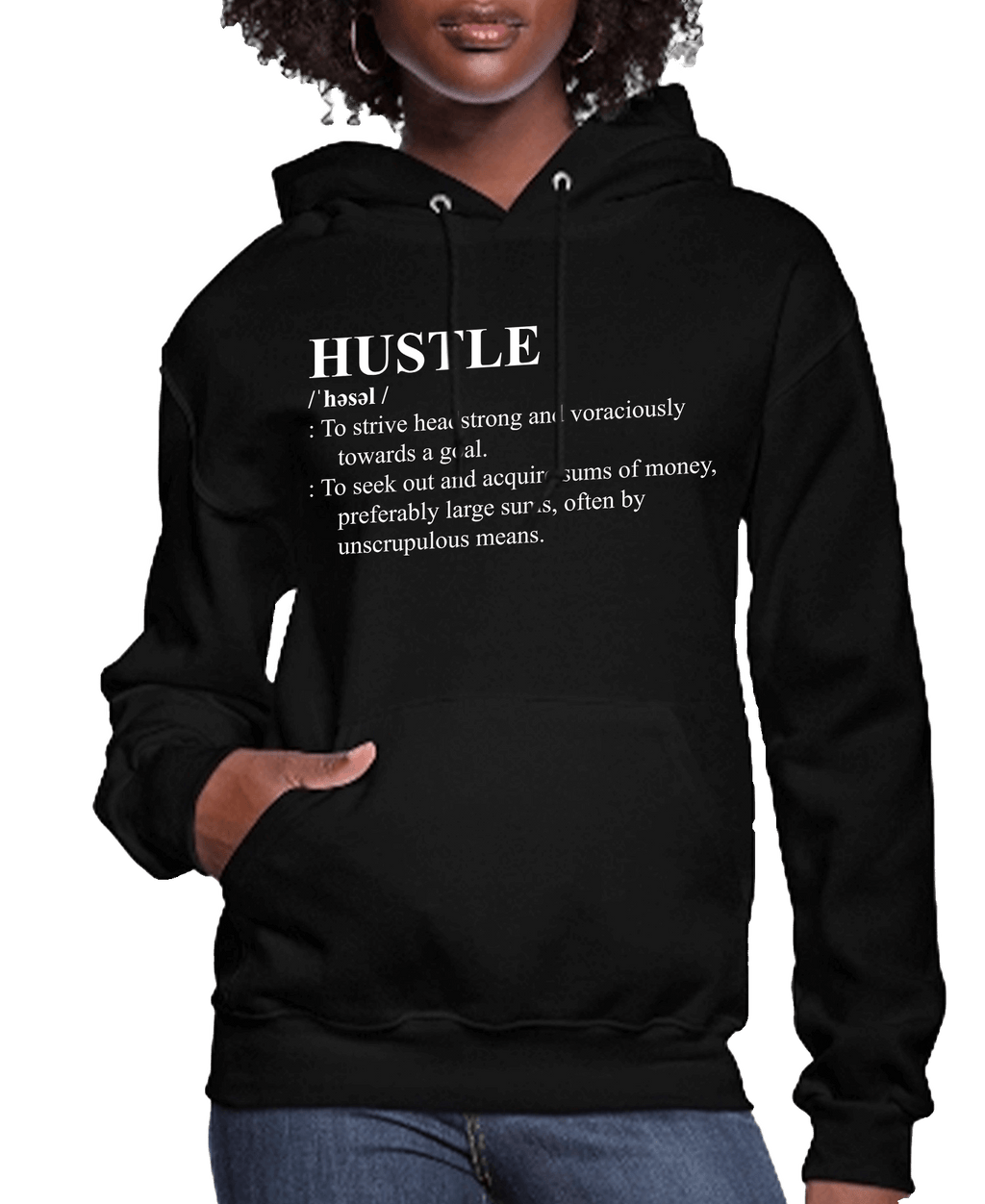HUSTLE Definition Women’s Hoodie | Streetwear