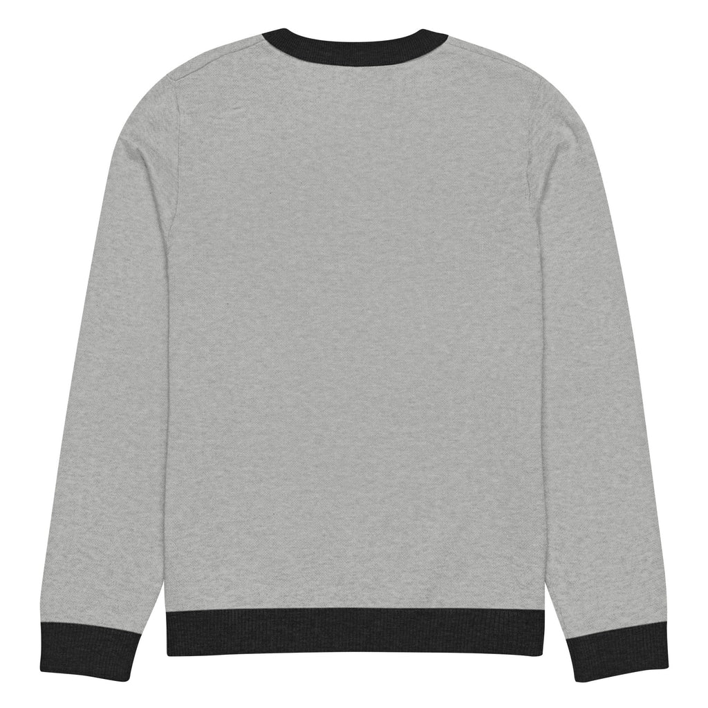 Knitted Whale Tail crew neck sweater