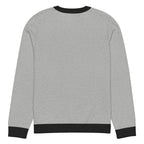 Knitted Whale Tail crew neck sweater