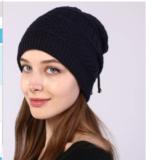 2-in-1 AuroraFrost Hat and Scarf Set | Embroidered Cap