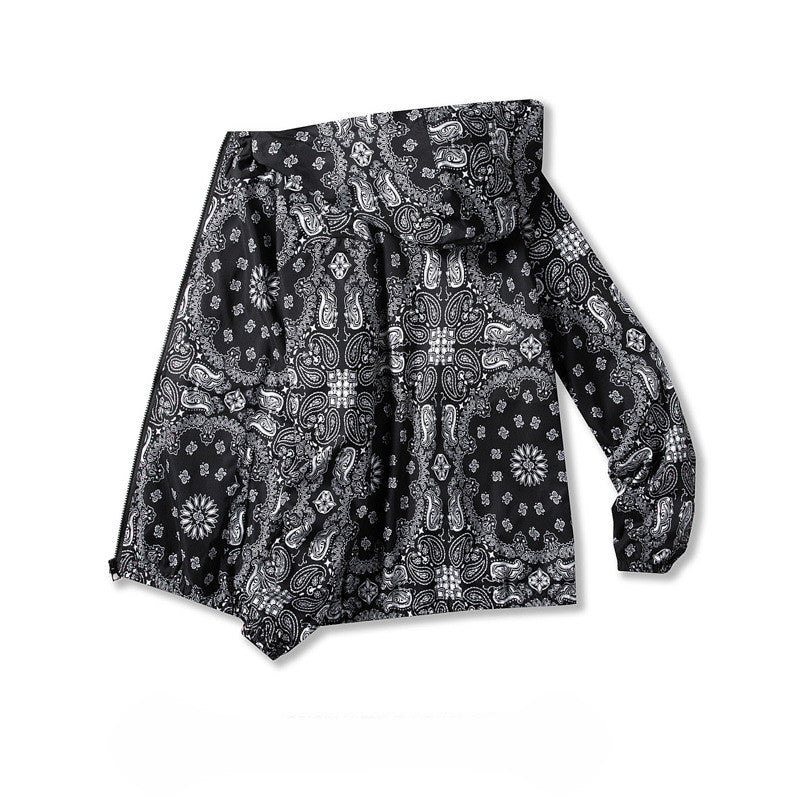Men's Hooded Jacket for Spring and Autumn Wear