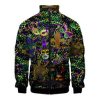 Casual Zip Up Jacket and Long Sleeve Tops for Men/Women
