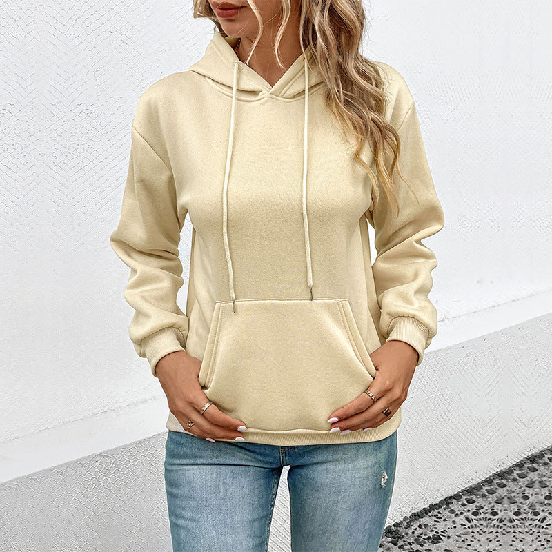 Women's Casual Hooded Pullover Sweatshirt with Pocket | Streetwear