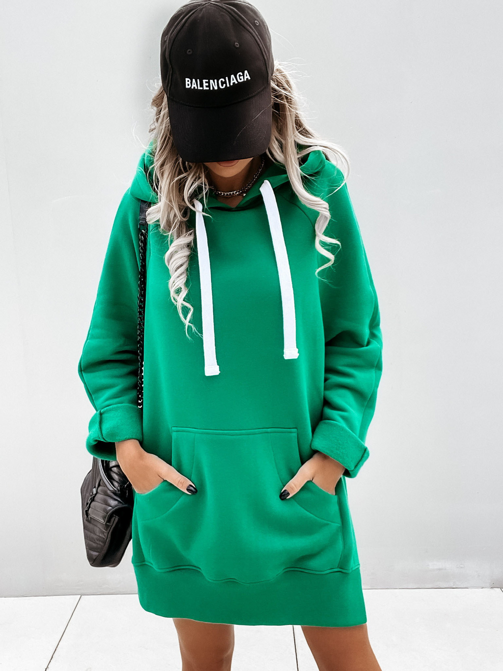 Long Hoodie with Side Slit | Streetwear