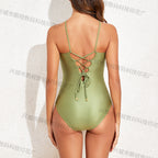2024 Women's One-Piece Swimsuit with Cover-Up Set