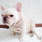 Coral Fleece High Neck Zipper Pet Vest