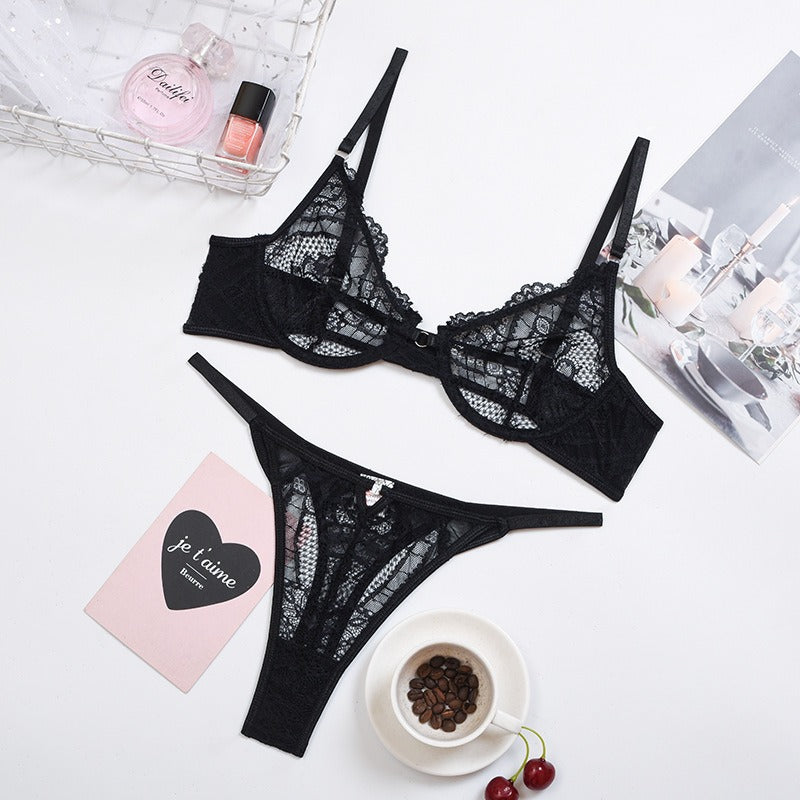 Women's Multi-color Lace Underwear Set