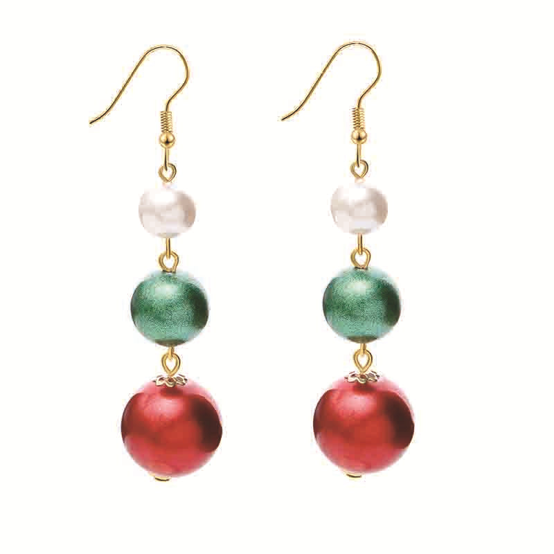 Christmas Series Cute Snowman and Santa Earrings