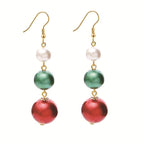Christmas Series Cute Snowman and Santa Earrings