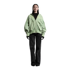 Retro Zipper Stitch Hooded Cardigan Sweater
