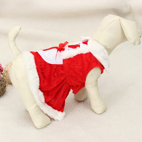 Warm Christmas Vest Shirt for Small Dogs