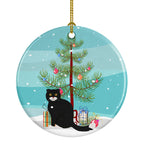 Foldex Exotic Fold Cat Christmas Ceramic Ornament