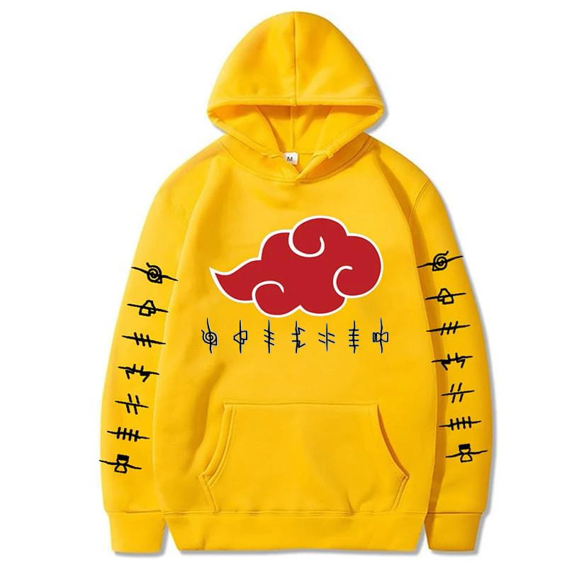 Akatsuki Cloud Hoodie Unisex Fashion Pullover Top | Streetwear