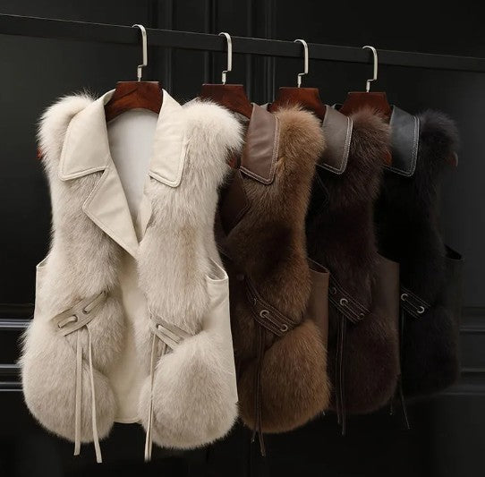 Fur Vest Short Coat