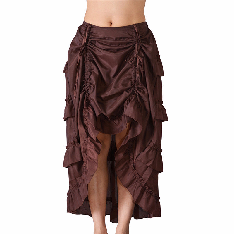 Irregular Short Pirate Skirt - Palace Corset Design