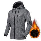 Plus Size Men's Casual Velvet Jacket for Outdoor Fitness