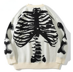 Skeleton Patch Embroidery Hooded Sweatshirt | Streetwear