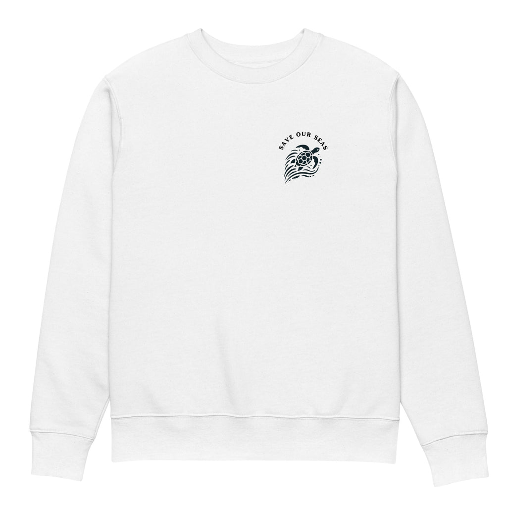 Save Our Seas Eco Sea Turtle Sweatshirt – 100% Organic Cotton Unisex Sweatshirt | Streetwear