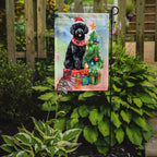 Poodle Christmas Garden Flag